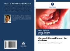 Couverture de Klasse-II-Malokklusion bei Kindern