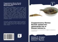 Bookcover of Гидролизаты белка белой креветки: производство и биоактивность