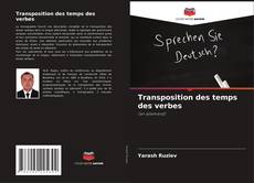 Transposition des temps des verbes kitap kapağı