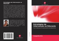 Capa do livro de Estratégias de Intervenção na Educação 