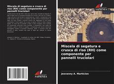 Copertina di Miscela di segatura e crusca di riso (RH) come componente per pannelli truciolari