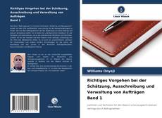 Richtiges Vorgehen bei der Schätzung, Ausschreibung und Verwaltung von Aufträgen Band 1 kitap kapağı