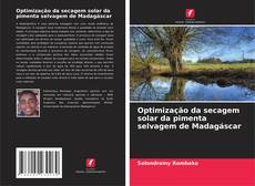 Bookcover of Optimização da secagem solar da pimenta selvagem de Madagáscar