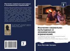 Borítókép a  Изучение социально-культурных и экономических ограничений - hoz