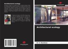 Architectural ecology的封面