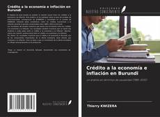 Buchcover von Crédito a la economía e inflación en Burundi