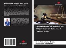 Enforcement of decisions of the African Court on Human and Peoples' Rights的封面