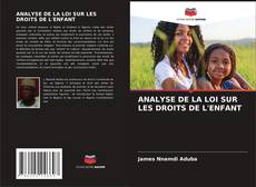 Copertina di ANALYSE DE LA LOI SUR LES DROITS DE L'ENFANT