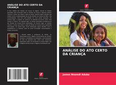 Copertina di ANÁLISE DO ATO CERTO DA CRIANÇA