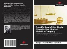 Specific law of the Single Shareholder Limited Liability Company的封面