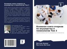Bookcover of Основная книга очерков по акушерству и гинекологии Том 3