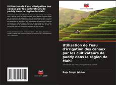 Utilisation de l'eau d'irrigation des canaux par les cultivateurs de paddy dans la région de Mahi kitap kapağı