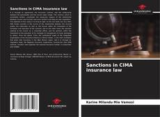 Buchcover von Sanctions in CIMA insurance law