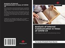 Bookcover of Analysis of Internal Communication in times of COVID-19