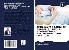 Обложка ПРОЦЕДУРА ВЗЫСКАНИЯ ЗАДОЛЖЕННОСТИ В СООТВЕТСТВИИ С ЗАКОНОМ ОАО "ОАО "ОАО "ОАЭ
