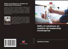 Buchcover von Défis et solutions en matière de leadership d'entreprise