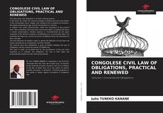 Capa do livro de CONGOLESE CIVIL LAW OF OBLIGATIONS, PRACTICAL AND RENEWED 