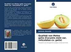Buchcover von Qualität von Meloa galia (Cucumis melo var. reticulatus cv. galia)
