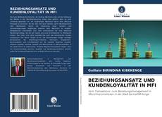 Buchcover von BEZIEHUNGSANSATZ UND KUNDENLOYALITÄT IN MFI