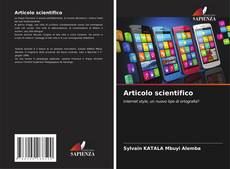 Couverture de Articolo scientifico