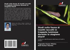 Обложка Studi sulla fauna di insetti raccolti in trappole luminose durante la stagione kharif