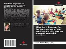 Обложка Didactics II Program for the management of the teaching-learning process in Higher Education.