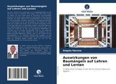 Buchcover von Auswirkungen von Baumängeln auf Lehren und Lernen