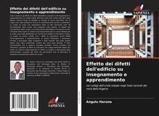 Portada del libro de Effetto dei difetti dell'edificio su insegnamento e apprendimento