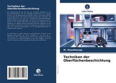 Buchcover von Techniken der Oberflächenbeschichtung