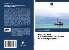 Обложка Analyse von Solidaritätsinstitutionen im Bildungssektor