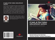Borítókép a  A look at the Cuban educational system - hoz
