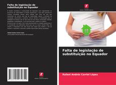 Bookcover of Falta de legislação de substituição no Equador