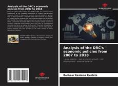 Buchcover von Analysis of the DRC's economic policies from 2007 to 2018
