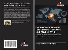 Capa do livro de Analisi delle politiche economiche della RDC dal 2007 al 2018 