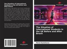 Buchcover von The Situation of International Students in the UK Before and After Brexit