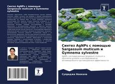 Capa do livro de Синтез AgNPs с помощью Sargassum muticum и Gymnema sylvestre 