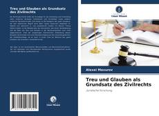 Portada del libro de Treu und Glauben als Grundsatz des Zivilrechts