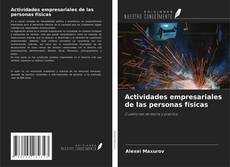 Portada del libro de Actividades empresariales de las personas físicas