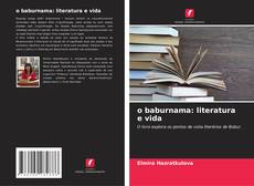 Buchcover von o baburnama: literatura e vida