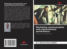 Bookcover of Marketing communication and organizational performance