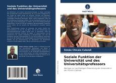 Soziale Funktion der Universität und des Universitätsprofessors kitap kapağı