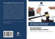 Portada del libro de Einstweiliger Rechtsschutz in Peru