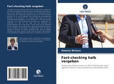 Fact-checking halb vergeben kitap kapağı