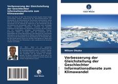 Capa do livro de Verbesserung der Gleichstellung der Geschlechter Informationsdienste zum Klimawandel 