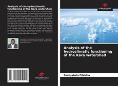 Buchcover von Analysis of the hydroclimatic functioning of the Kara watershed