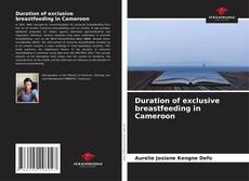 Buchcover von Duration of exclusive breastfeeding in Cameroon