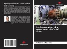 Обложка Implementation of a speed control of a DC motor