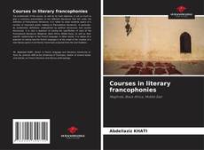 Buchcover von Сourses in literary francophonies