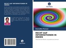 Bookcover of RECHT AUF INFORMATIONEN IN INDIEN