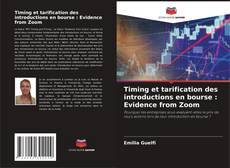 Buchcover von Timing et tarification des introductions en bourse : Evidence from Zoom